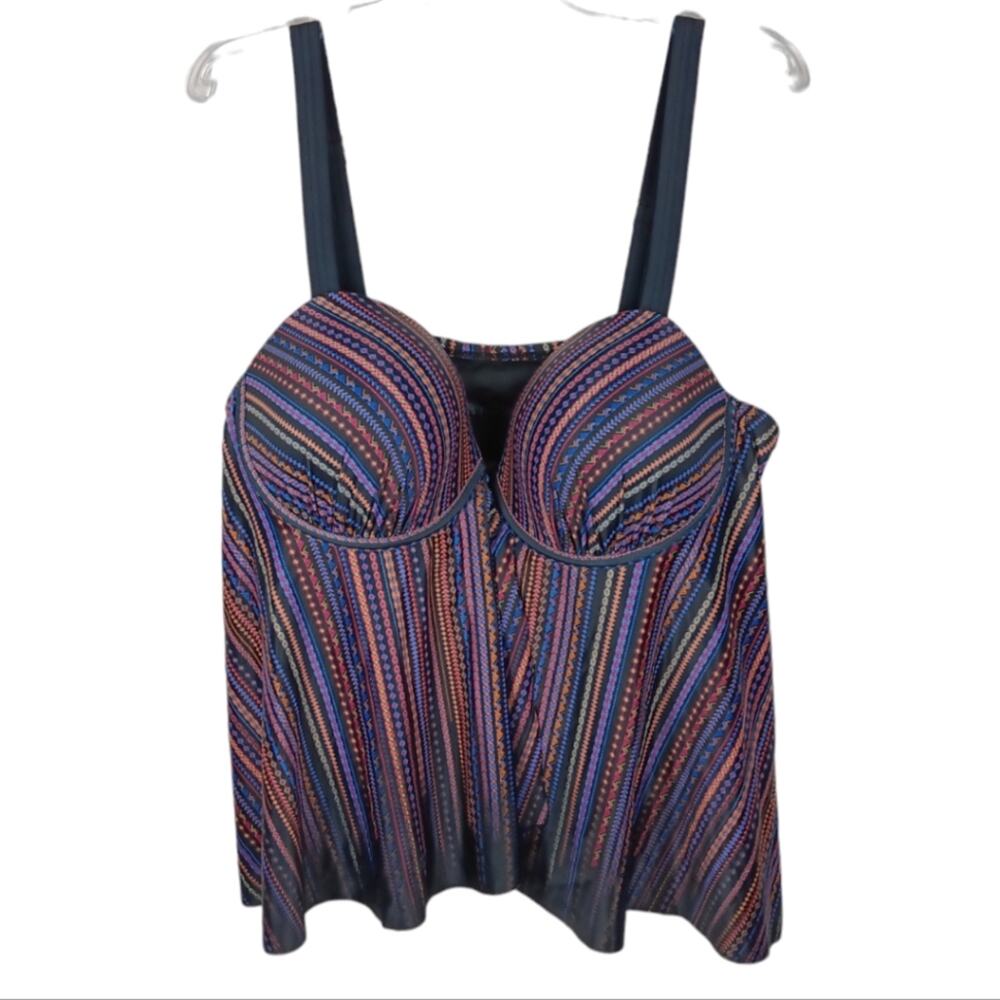Swimsuit for All Aztec Print Tankini size 20